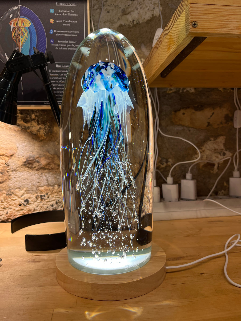 Méduse bleue (pièce unique, un seul exemplaire)