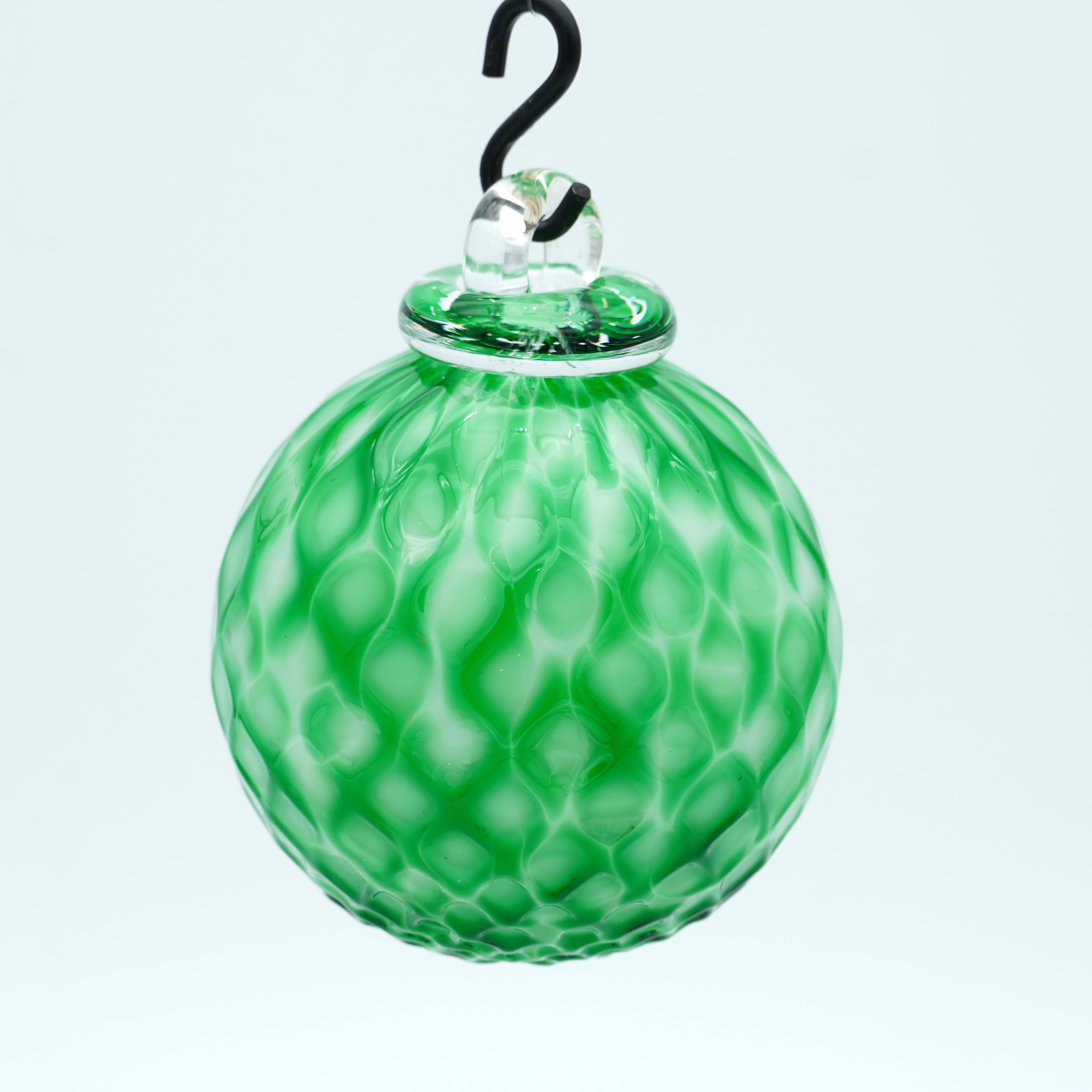 Boule de noël en verre soufflé