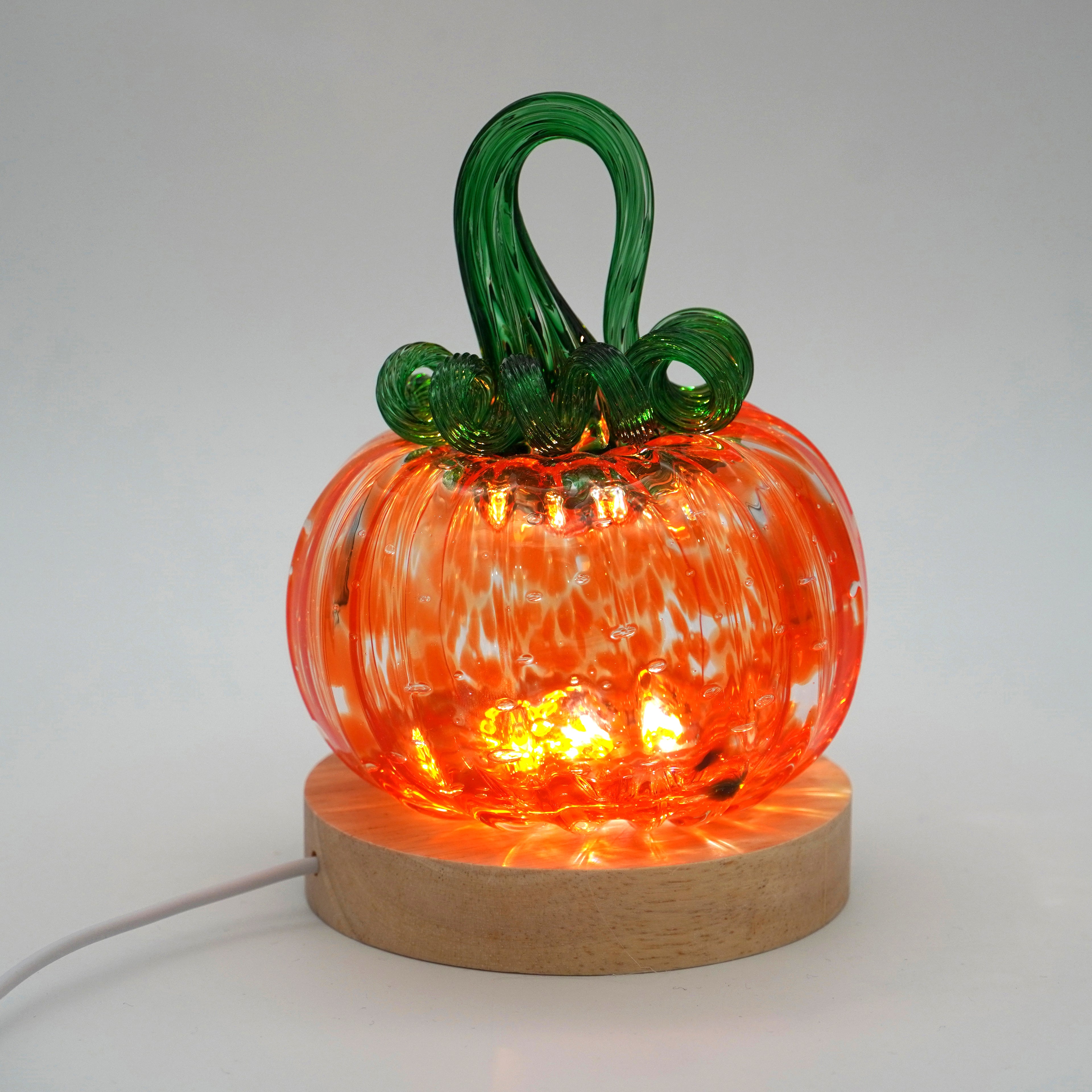 Citrouille en verre soufflé