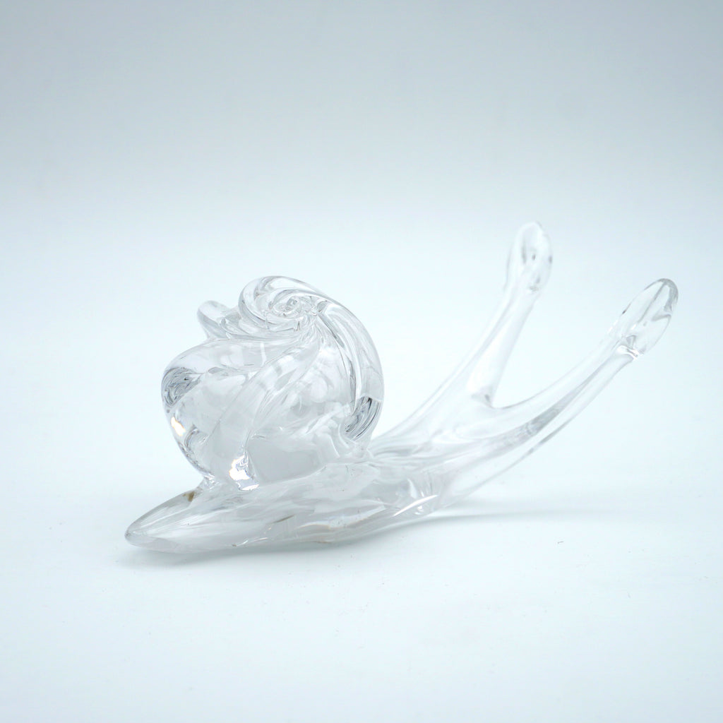 Escargot en verre sculpté
