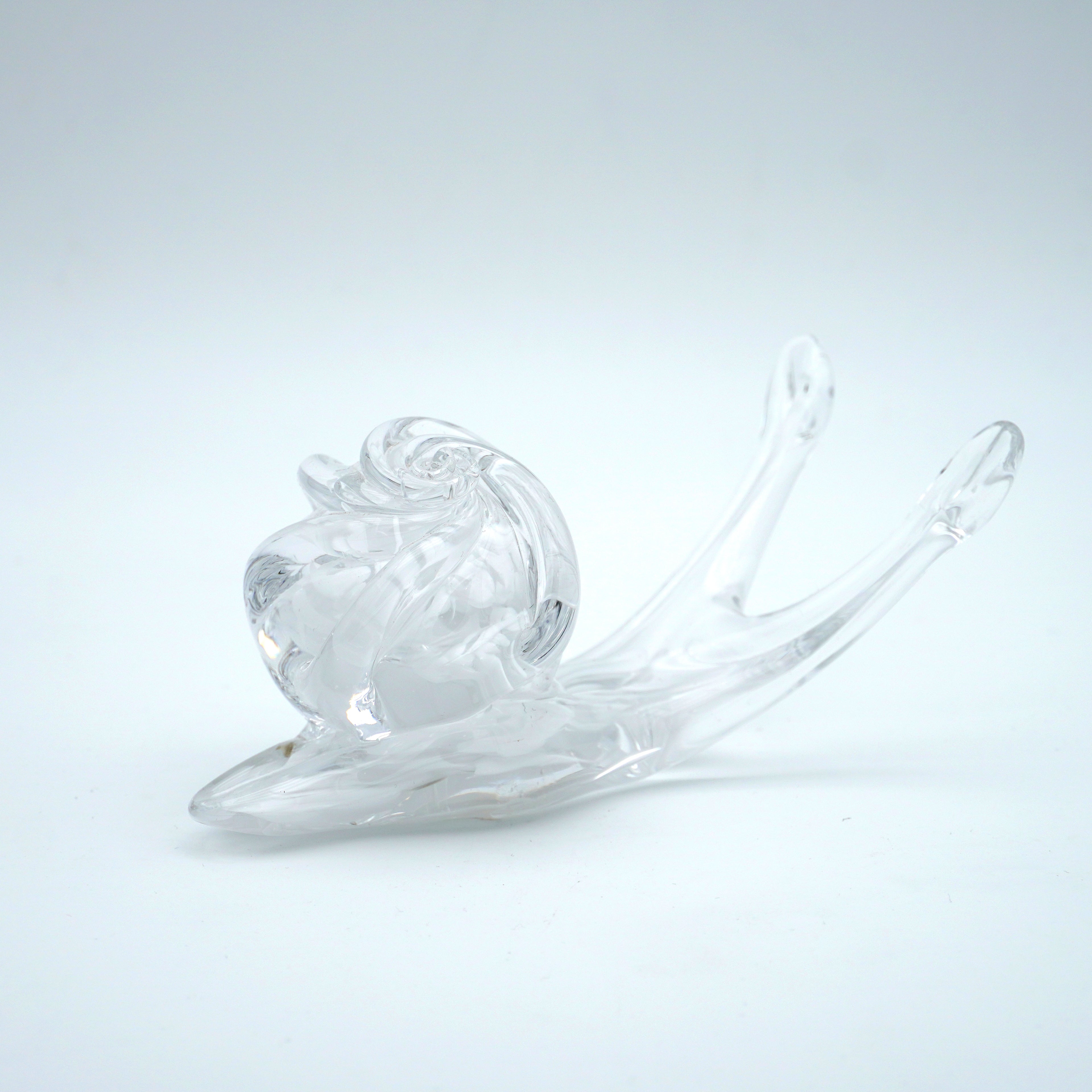 Escargot en verre sculpté