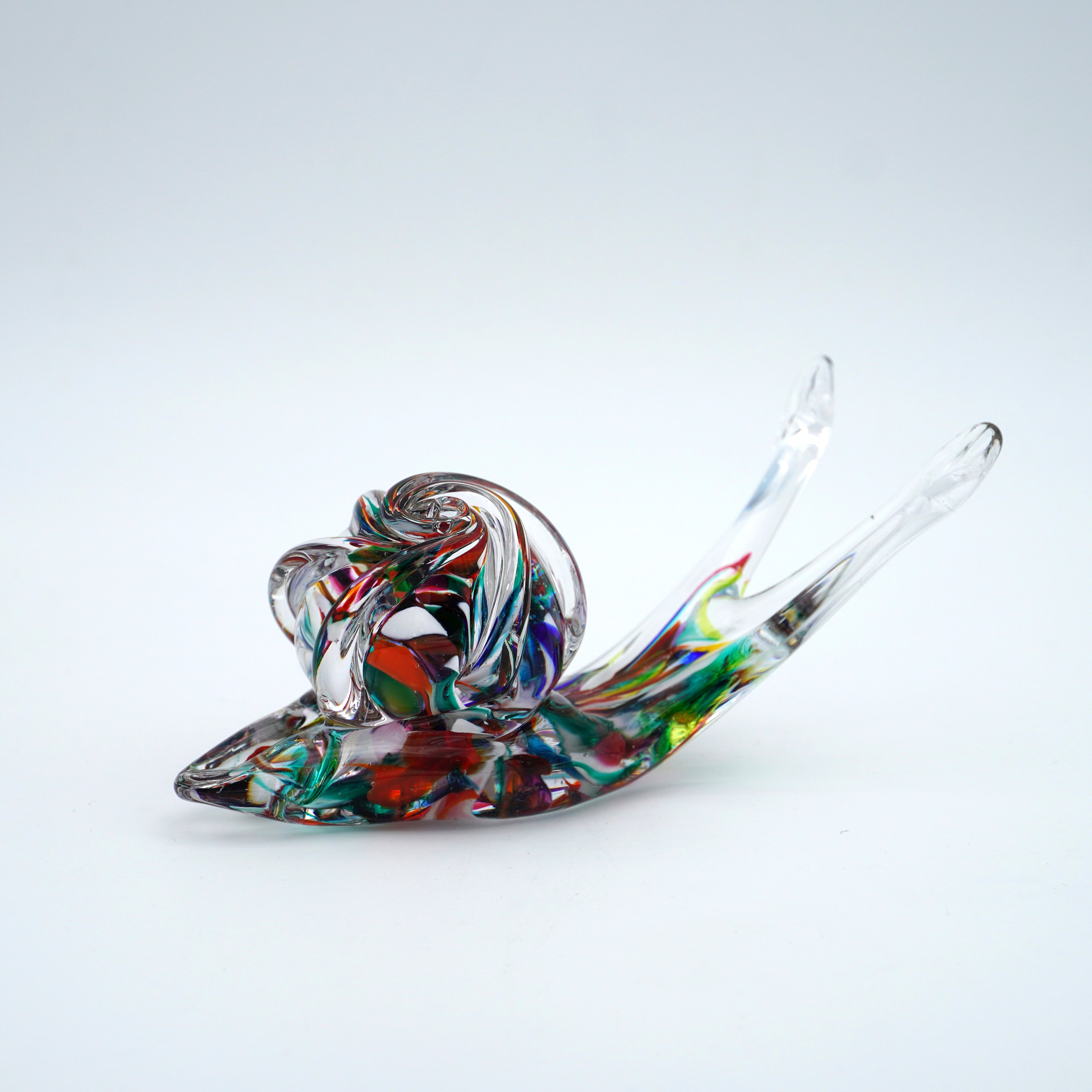 Escargot en verre sculpté