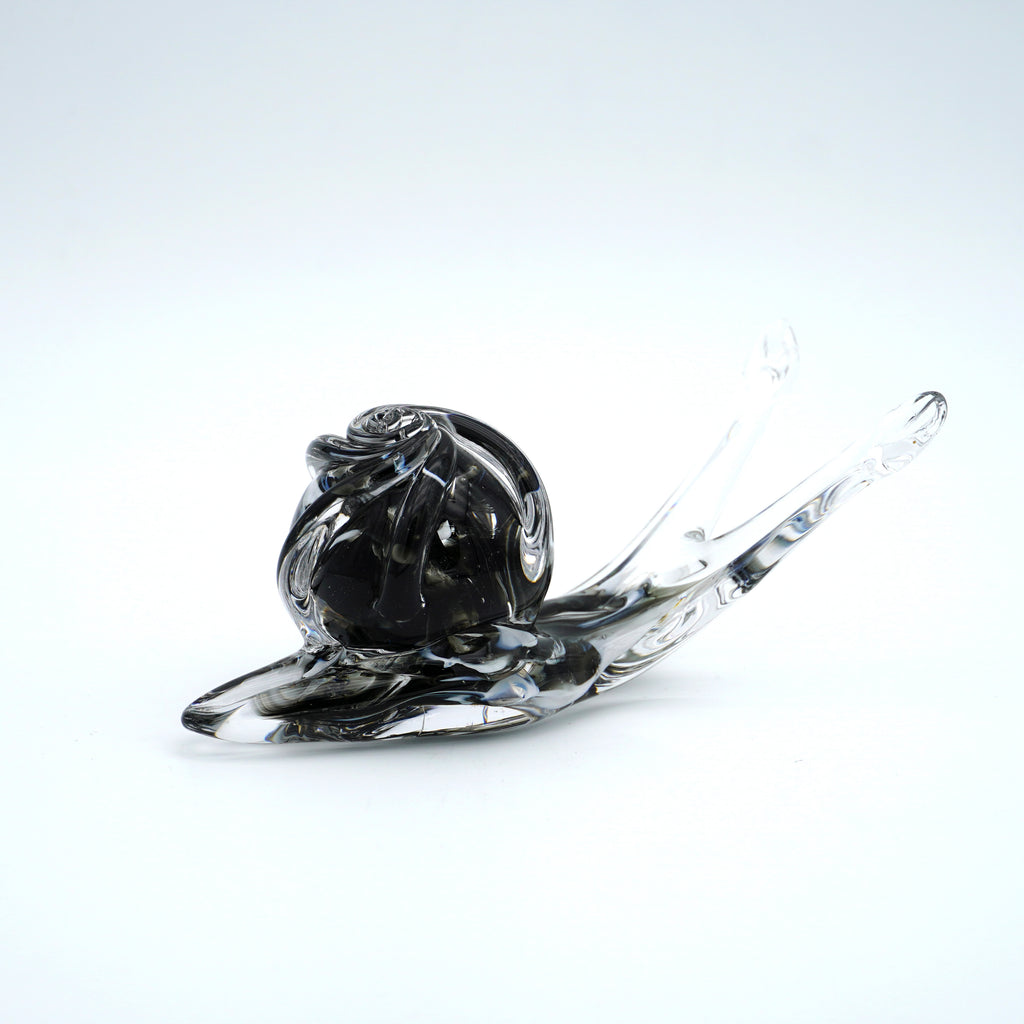 Escargot en verre sculpté