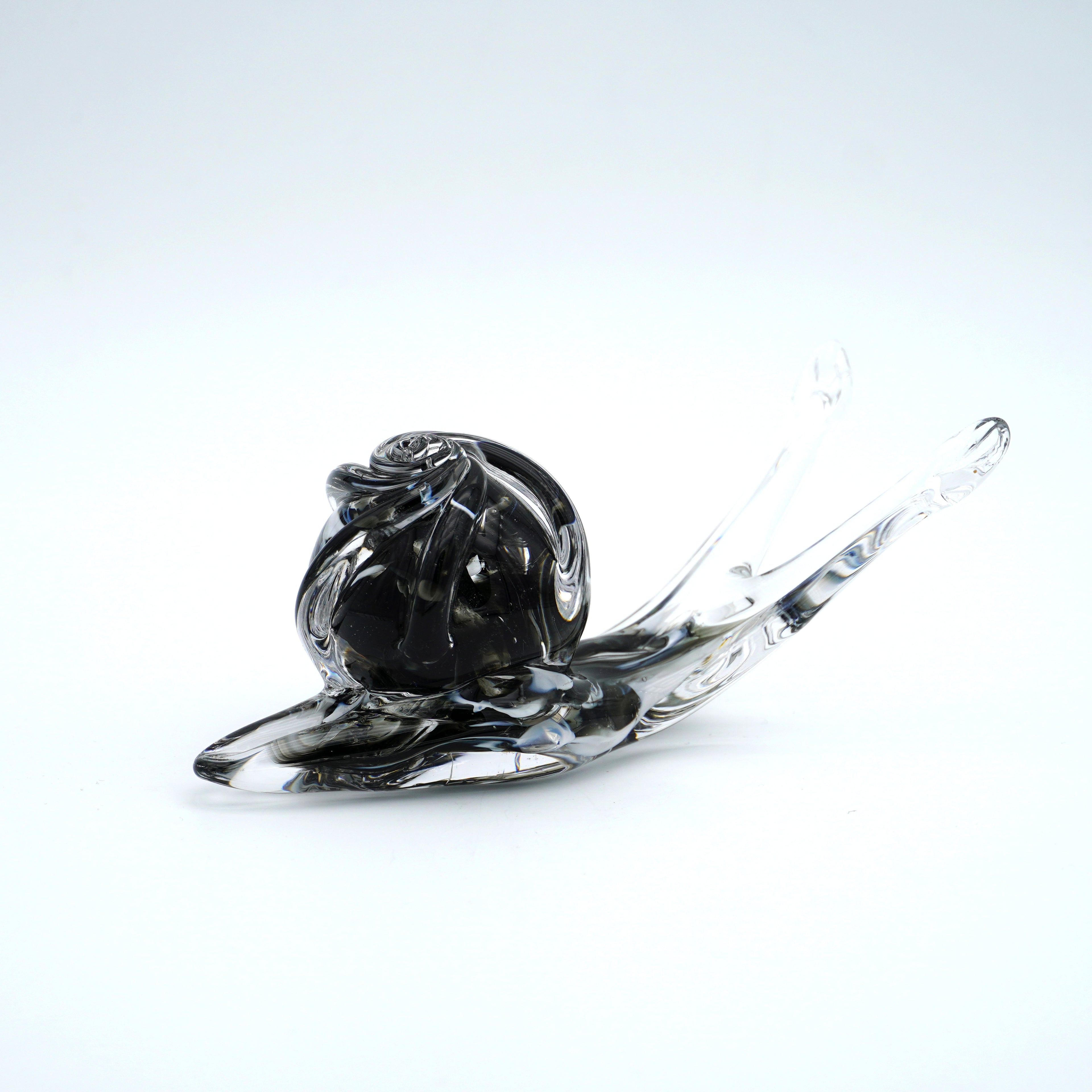 Escargot en verre sculpté