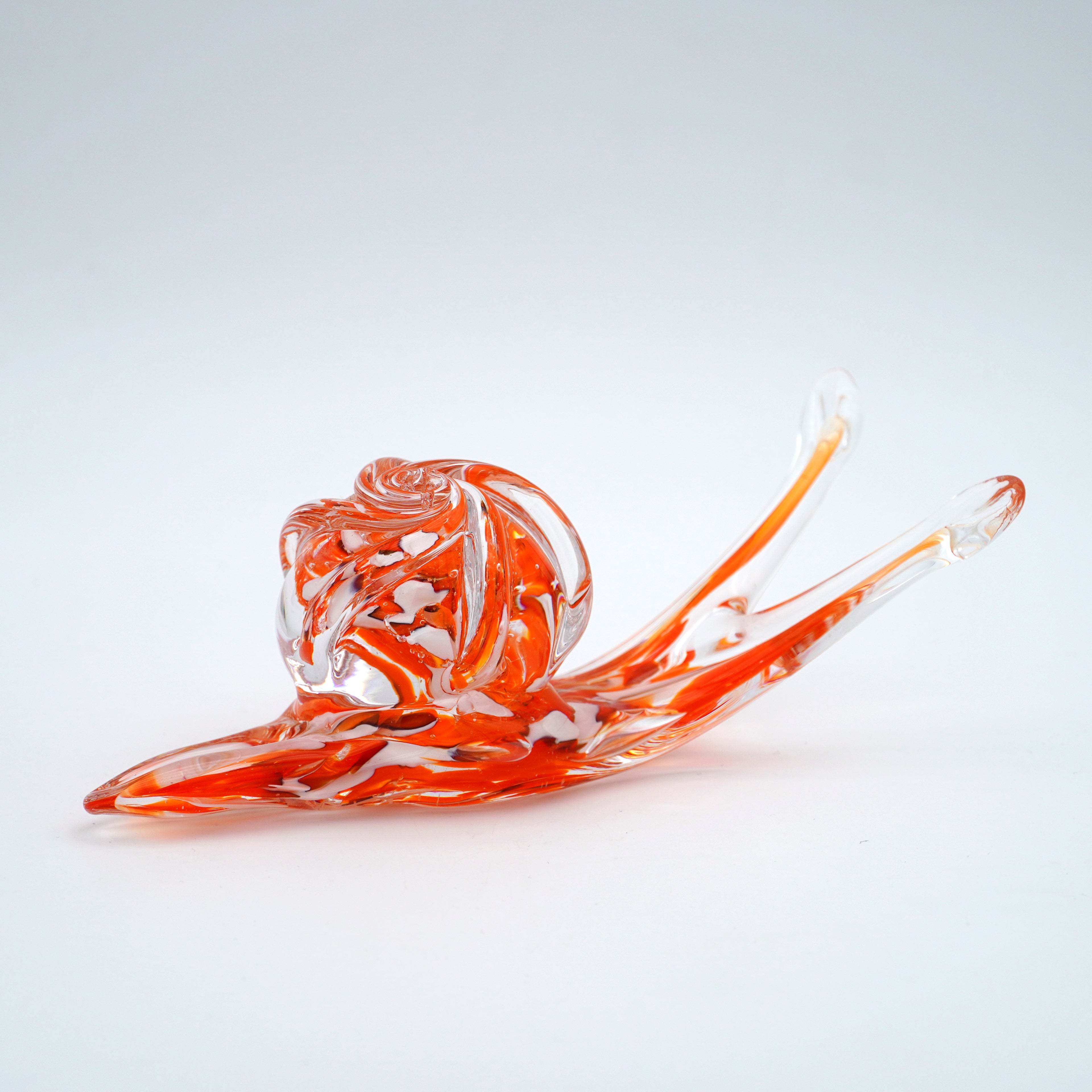 Escargot en verre sculpté