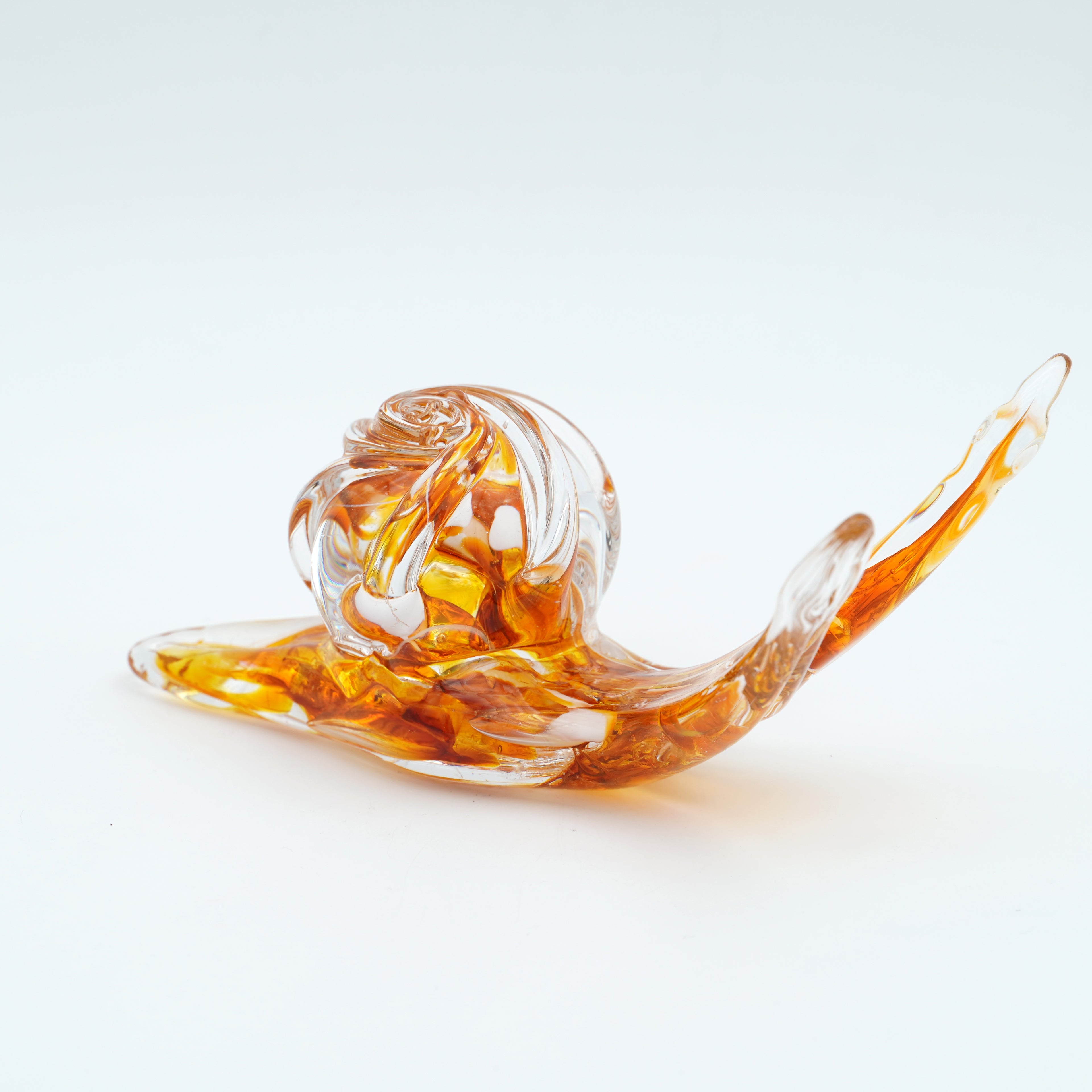 Escargot en verre sculpté