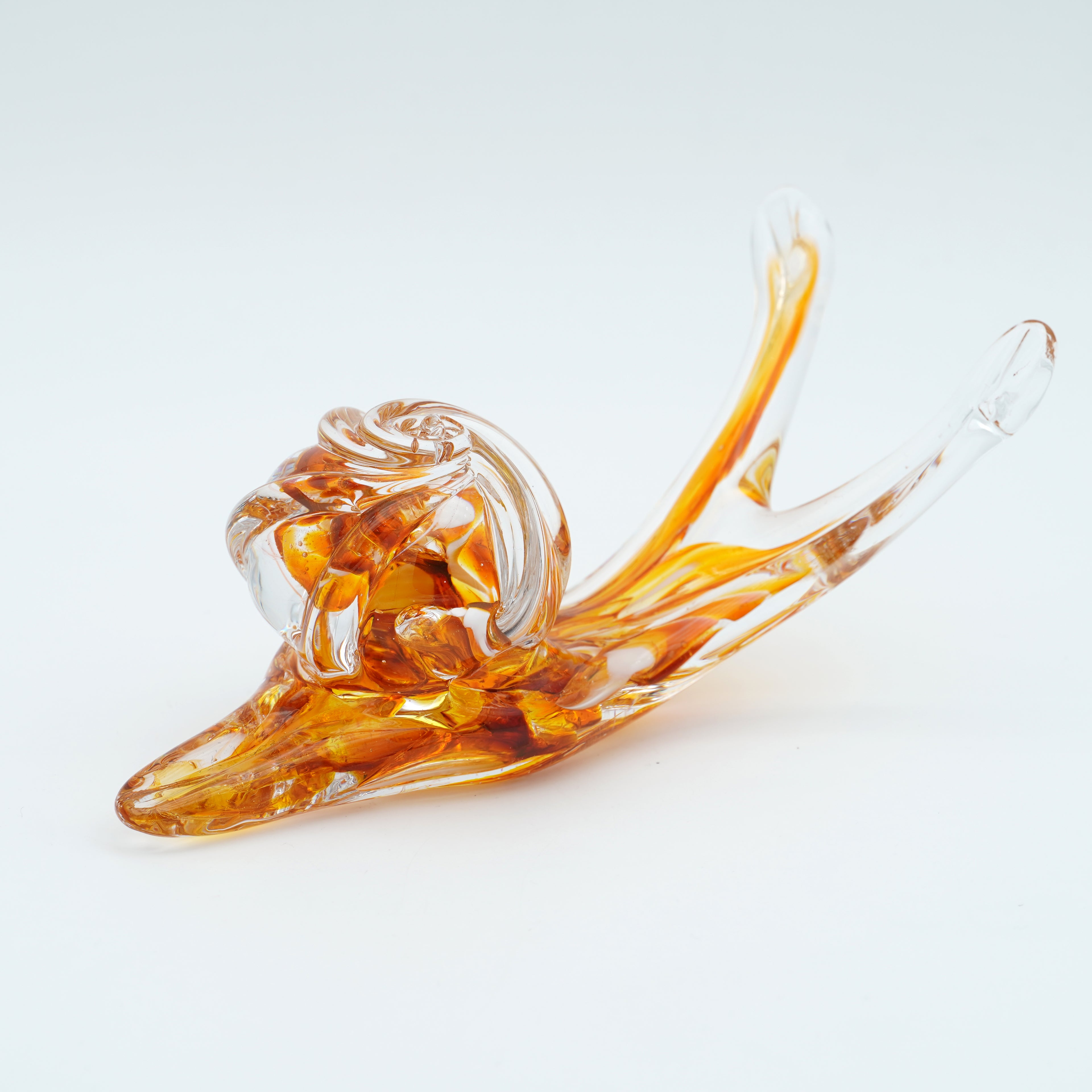 Escargot en verre sculpté