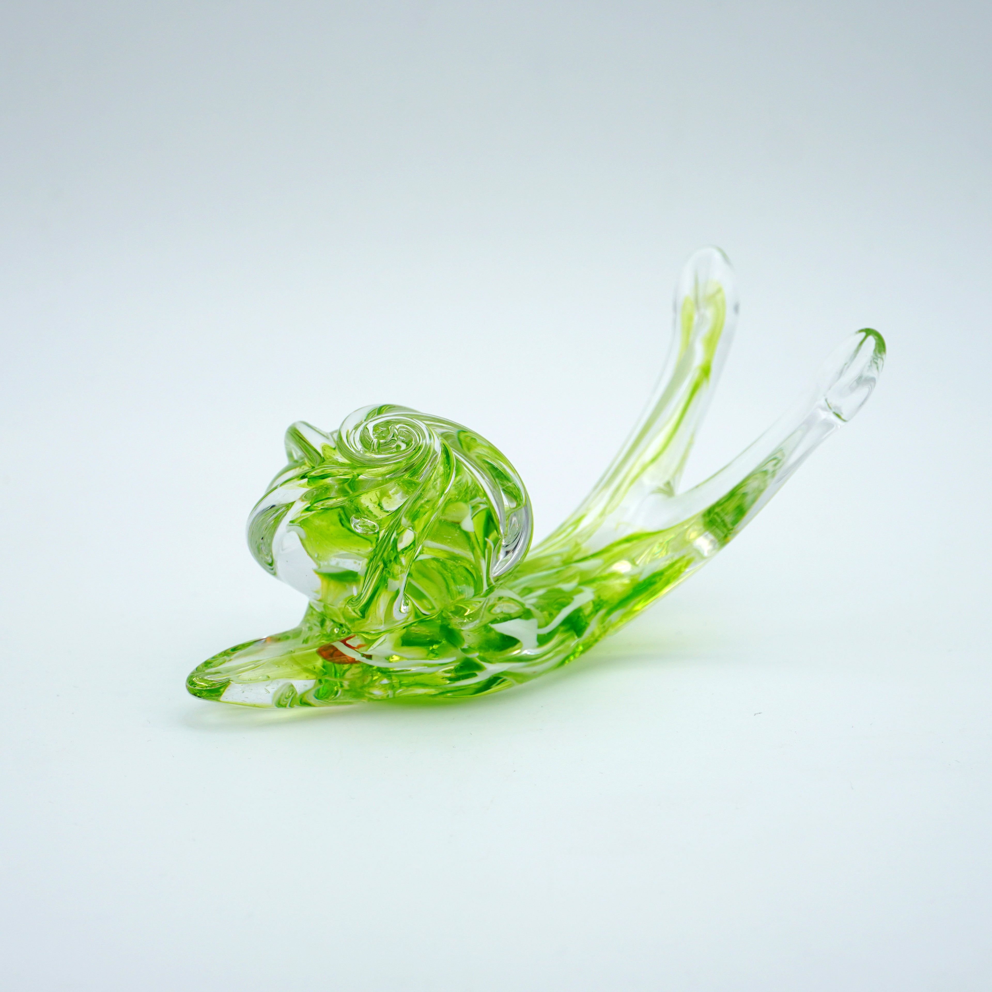 Escargot en verre sculpté