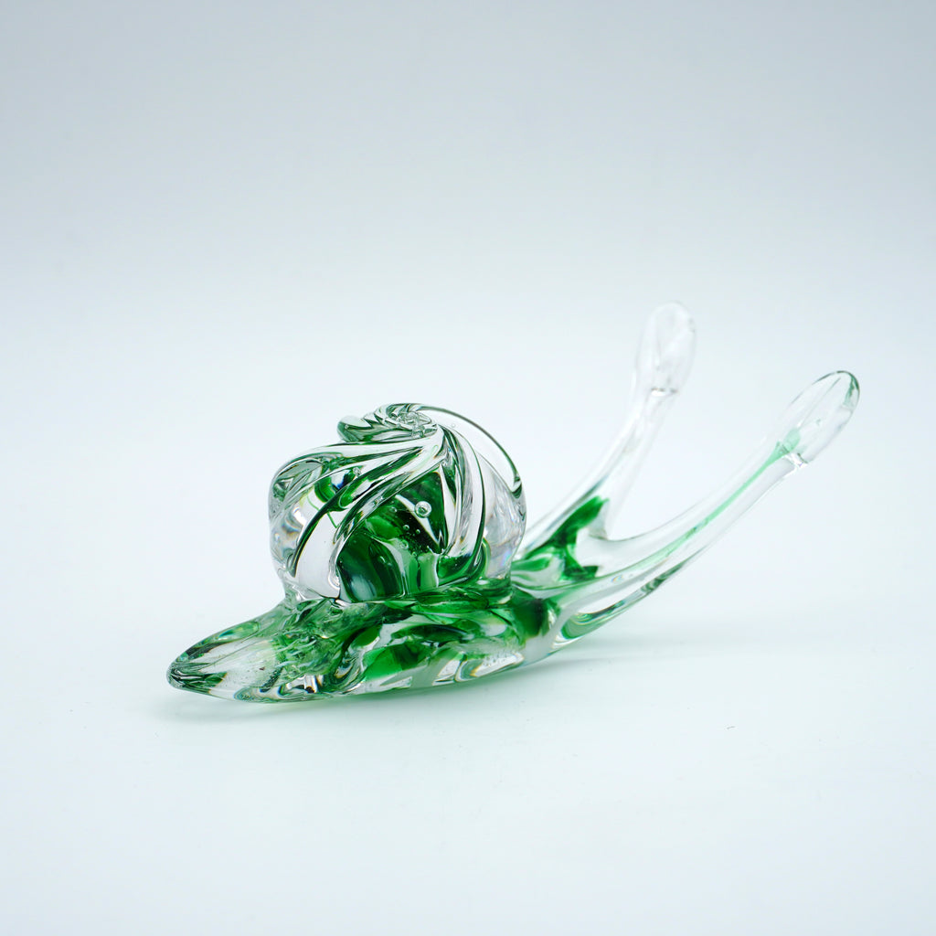 Escargot en verre sculpté