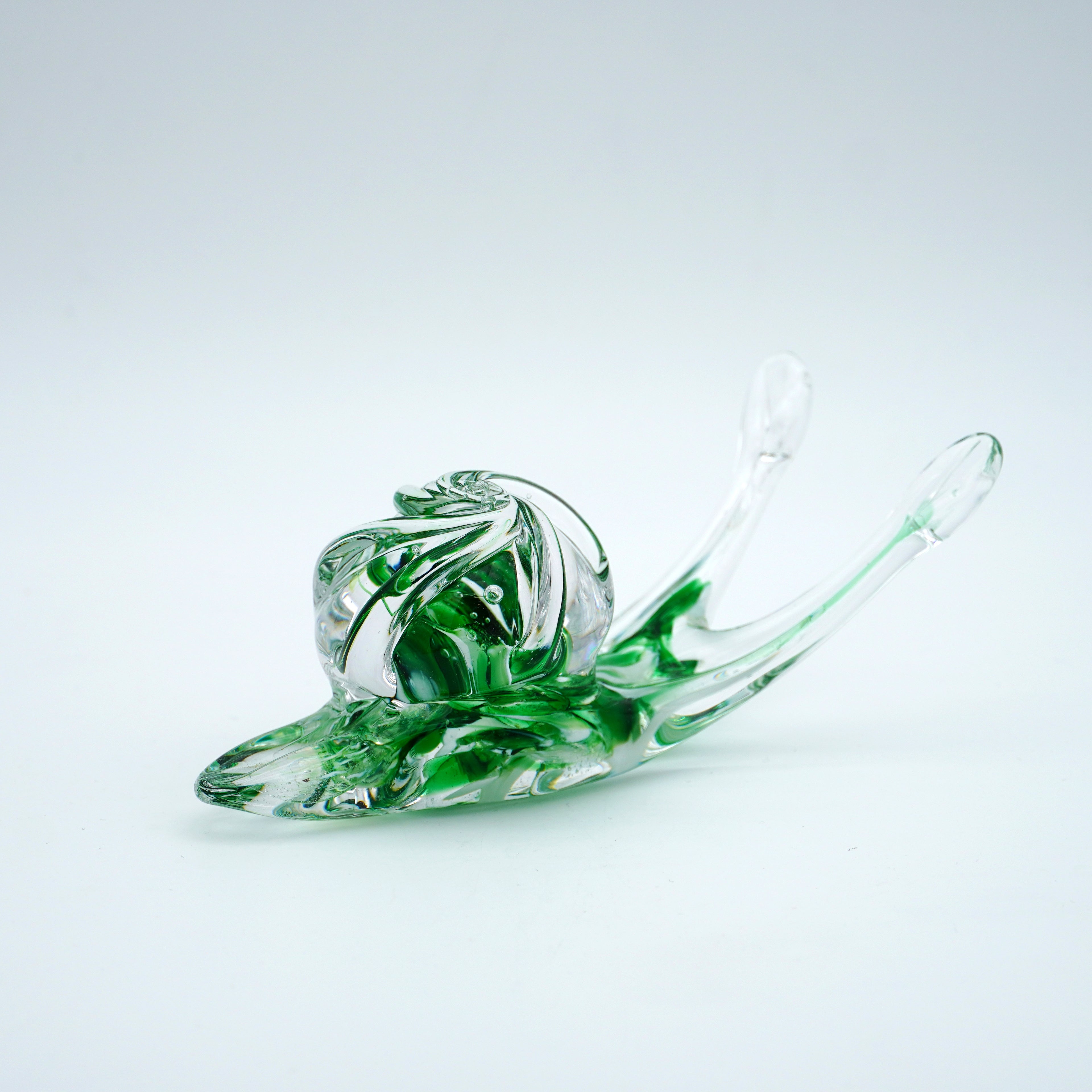 Escargot en verre sculpté