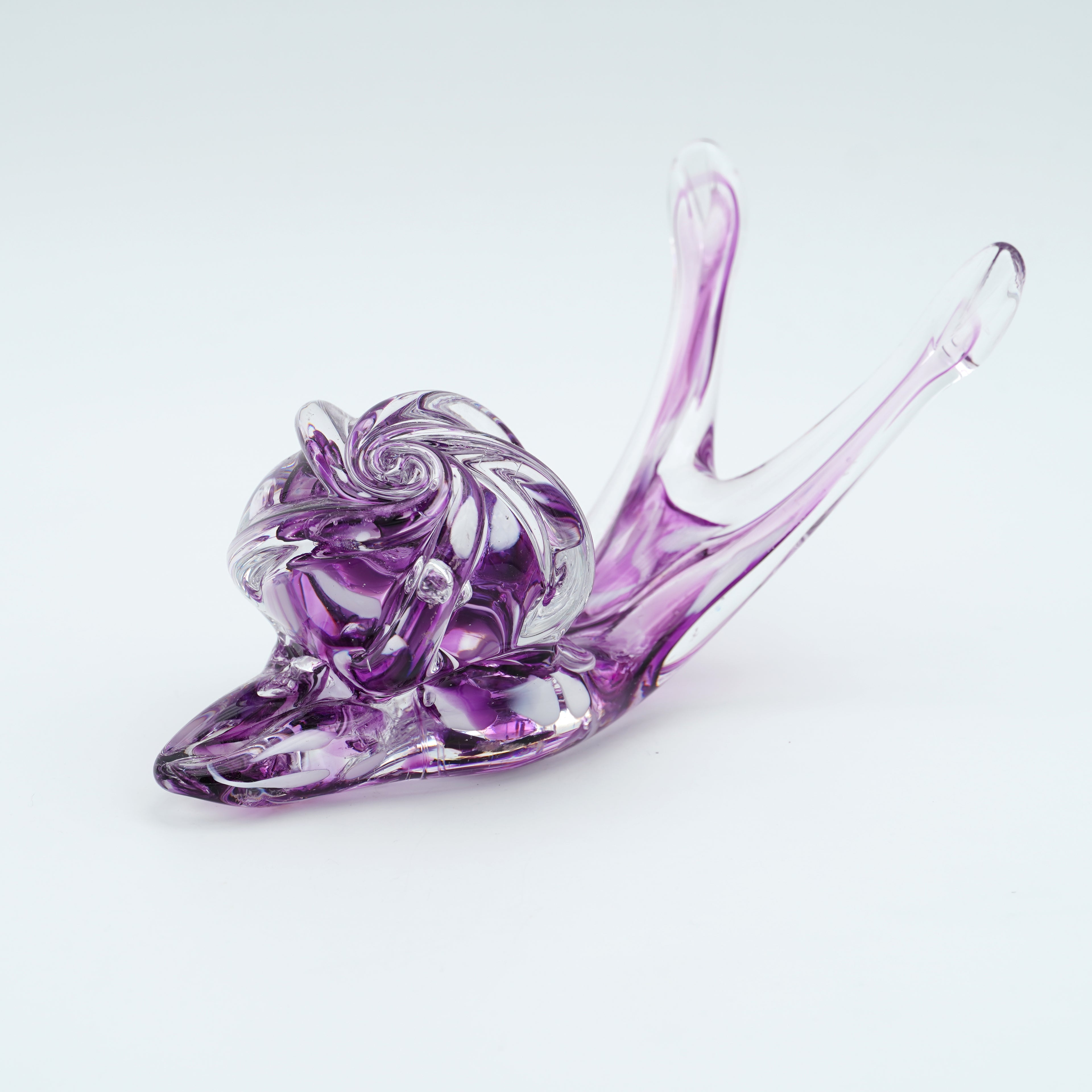 Escargot en verre sculpté