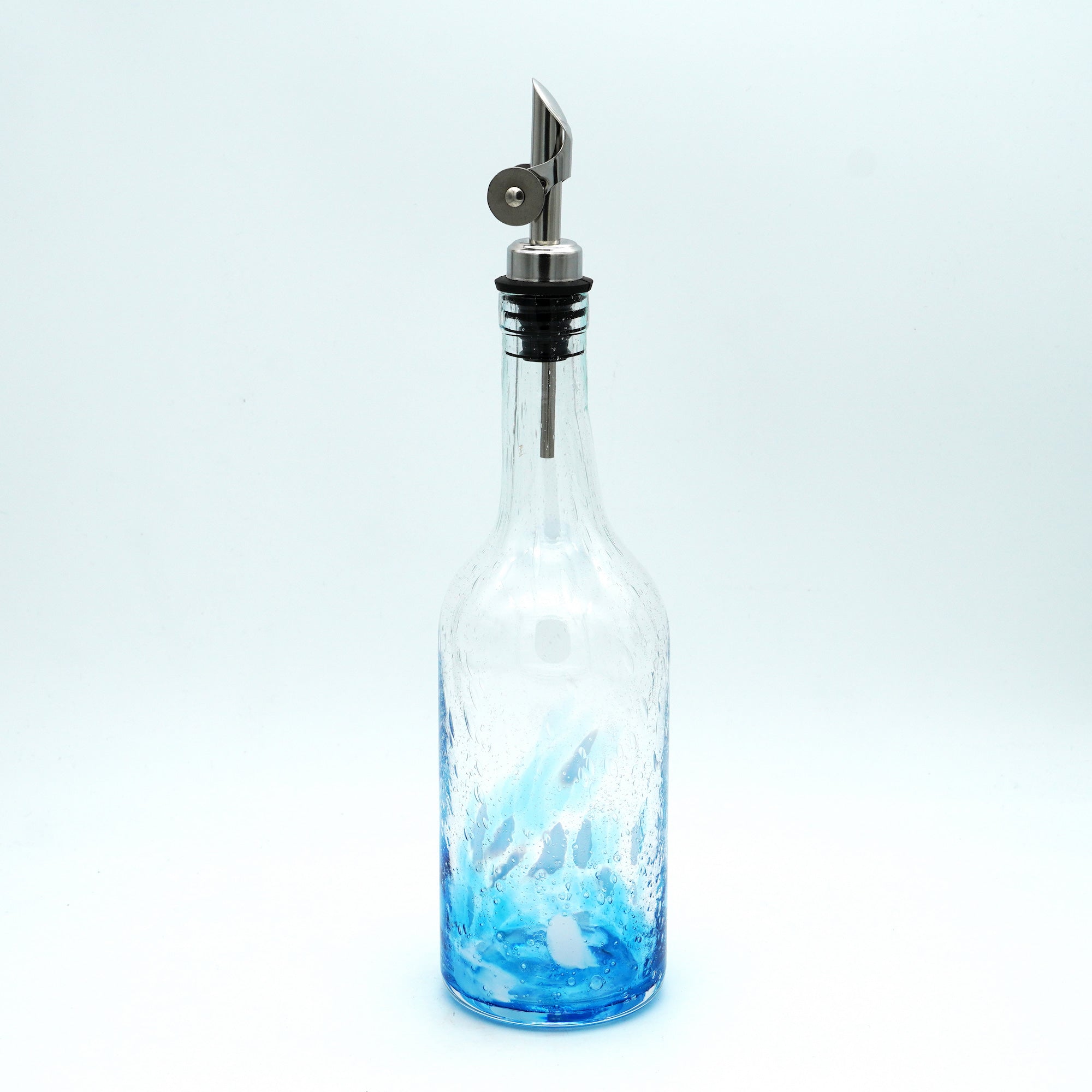 Huilier / Vinaigrier en verre soufflé