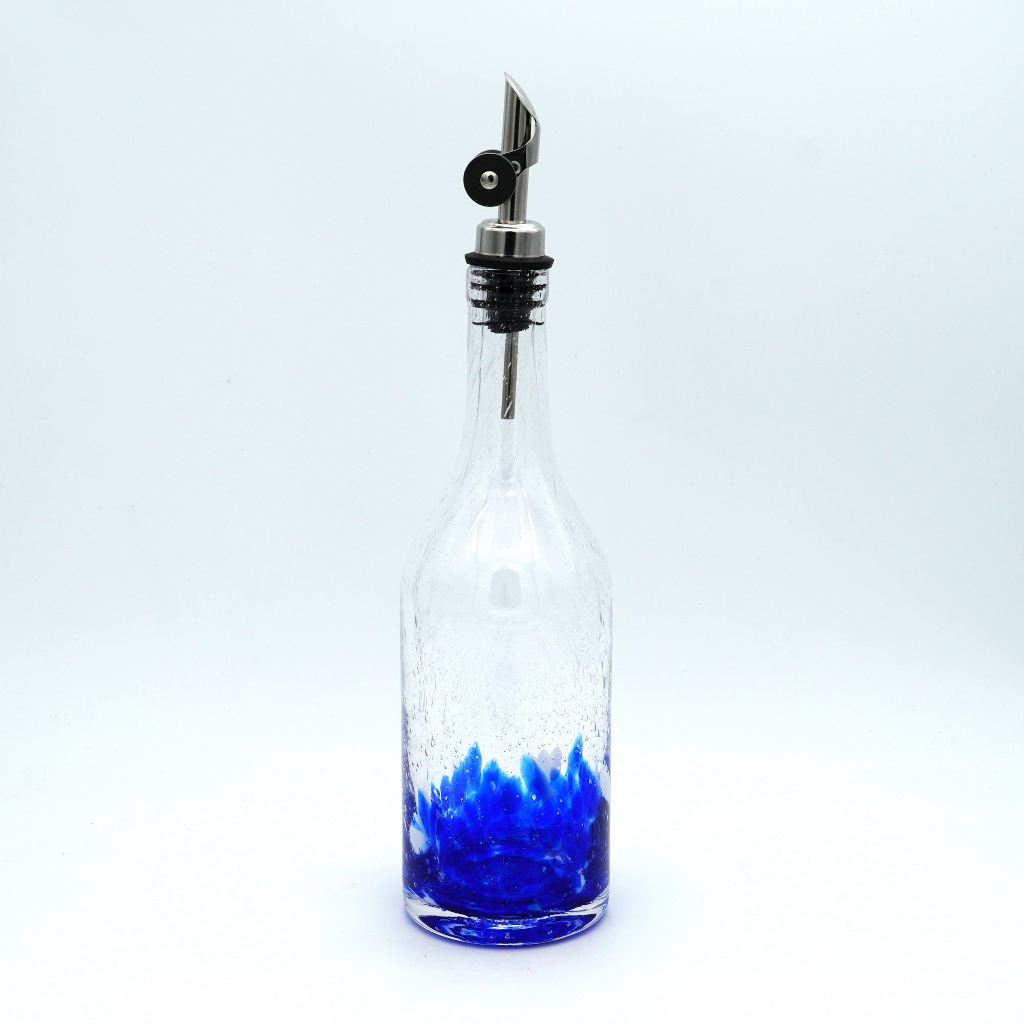 Huilier / Vinaigrier en verre soufflé