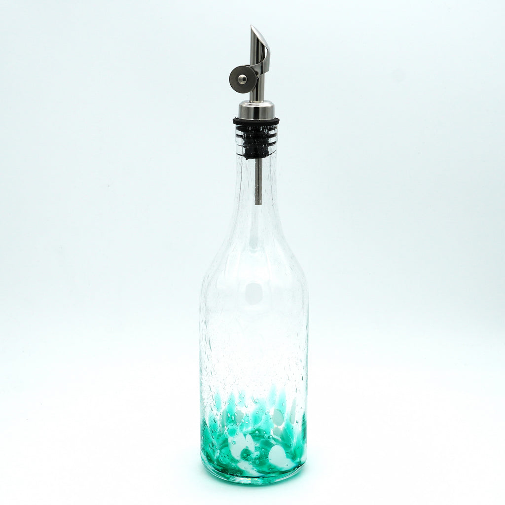 Huilier / Vinaigrier en verre soufflé