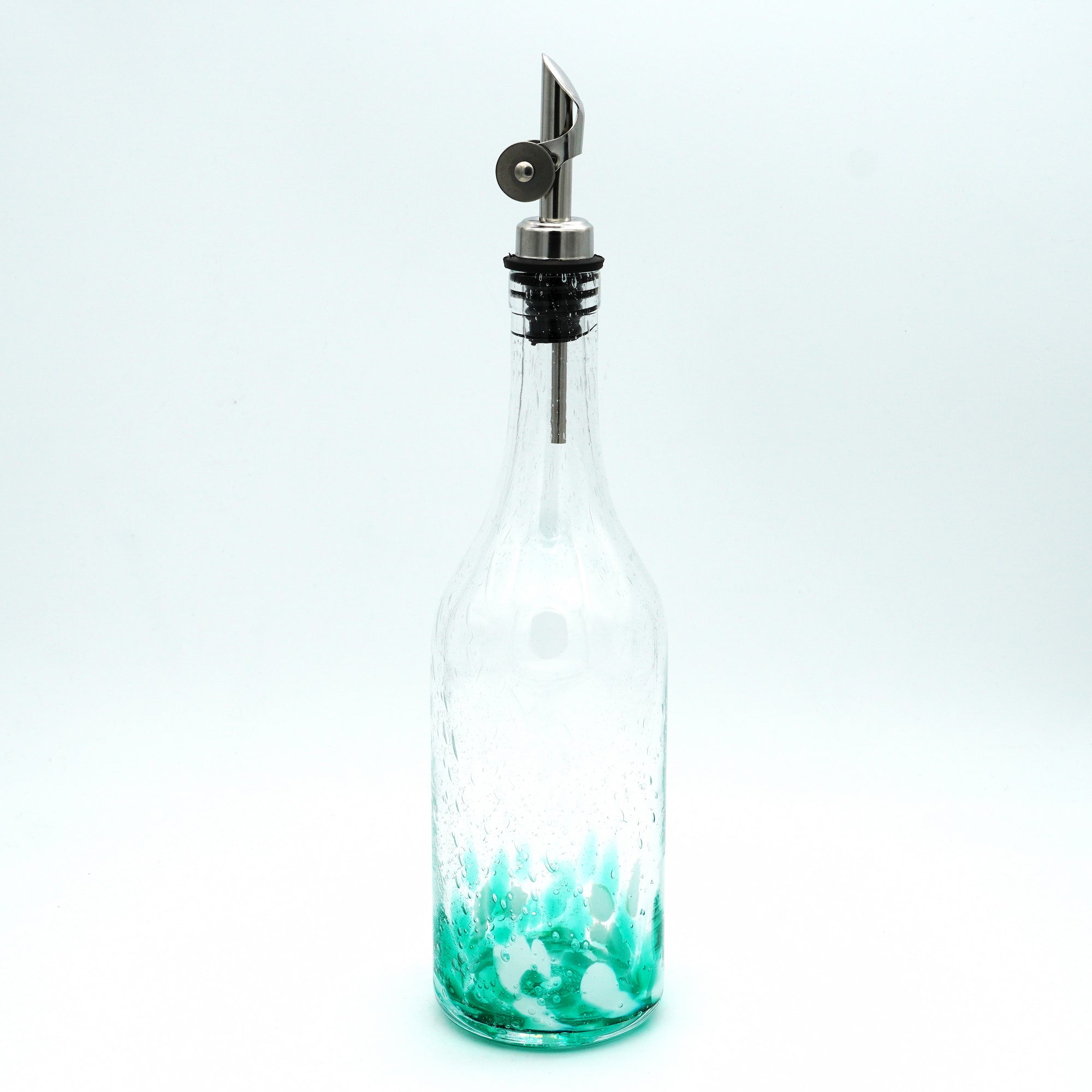 Huilier / Vinaigrier en verre soufflé