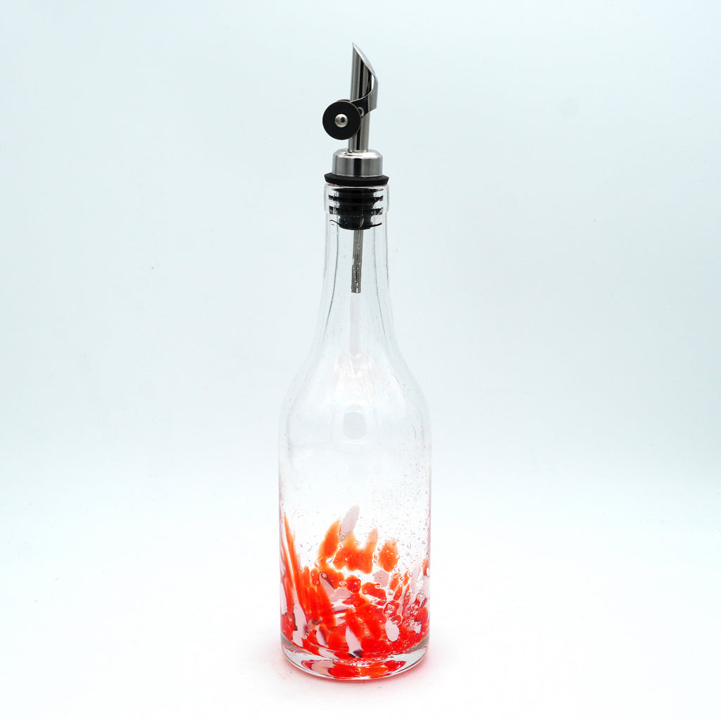 Huilier / Vinaigrier en verre soufflé