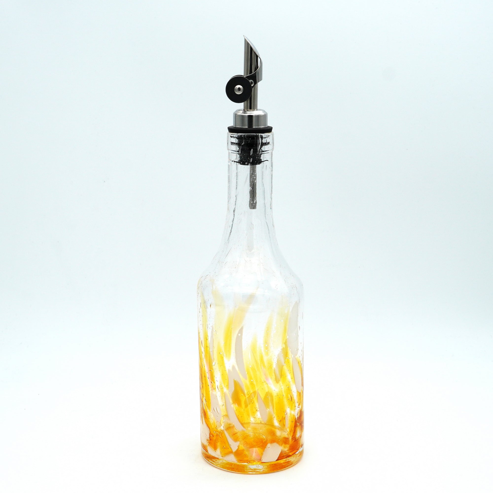 Huilier / Vinaigrier en verre soufflé