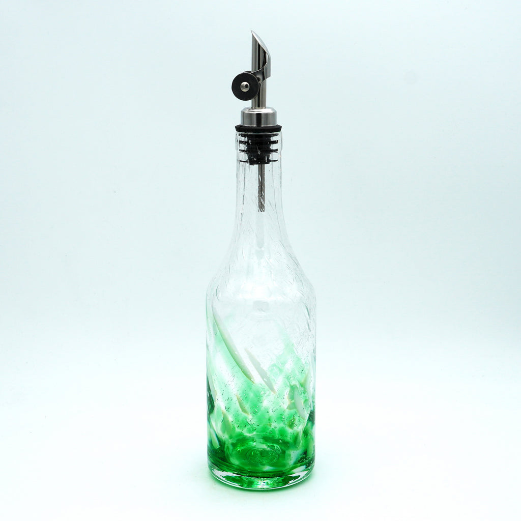 Huilier / Vinaigrier en verre soufflé