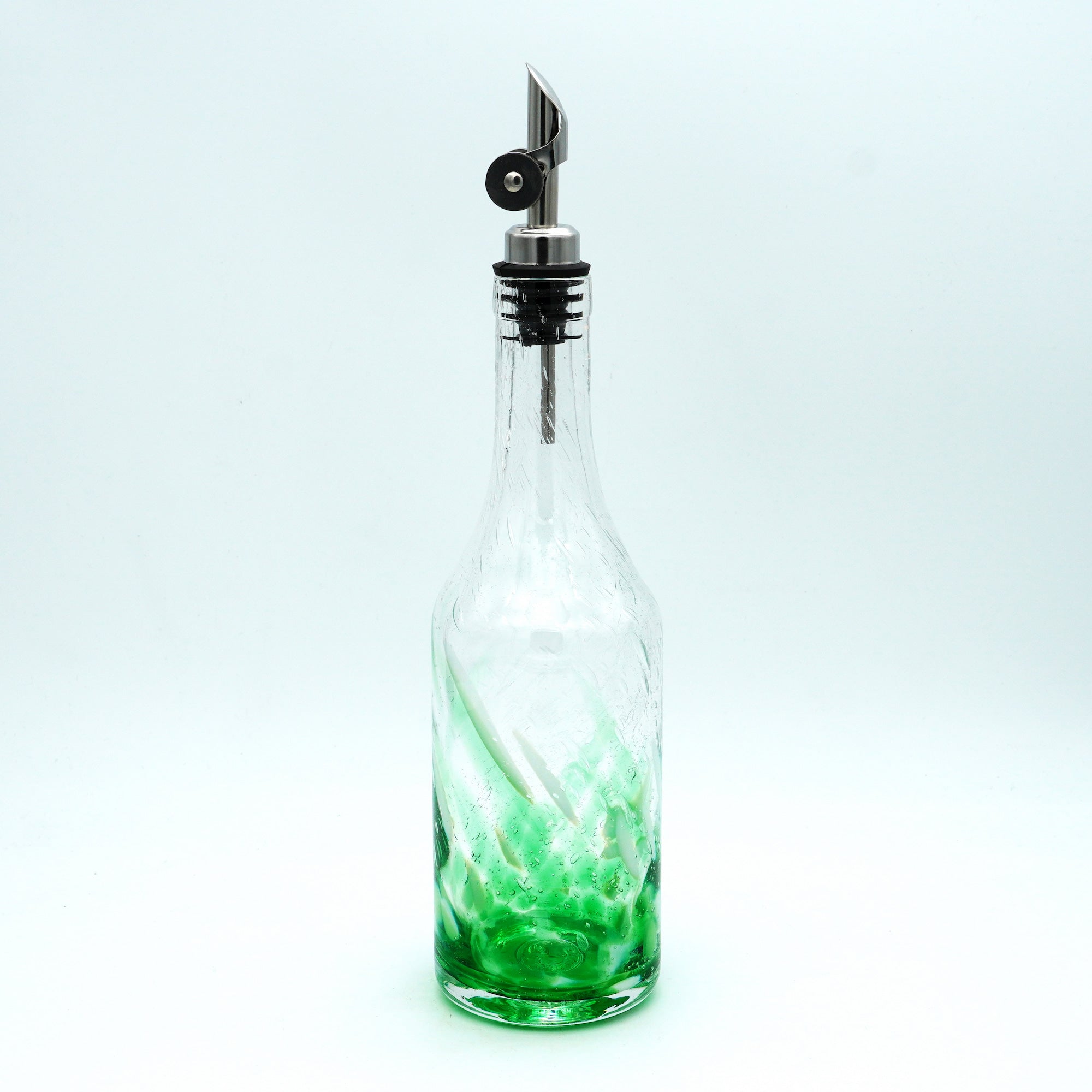 Huilier / Vinaigrier en verre soufflé