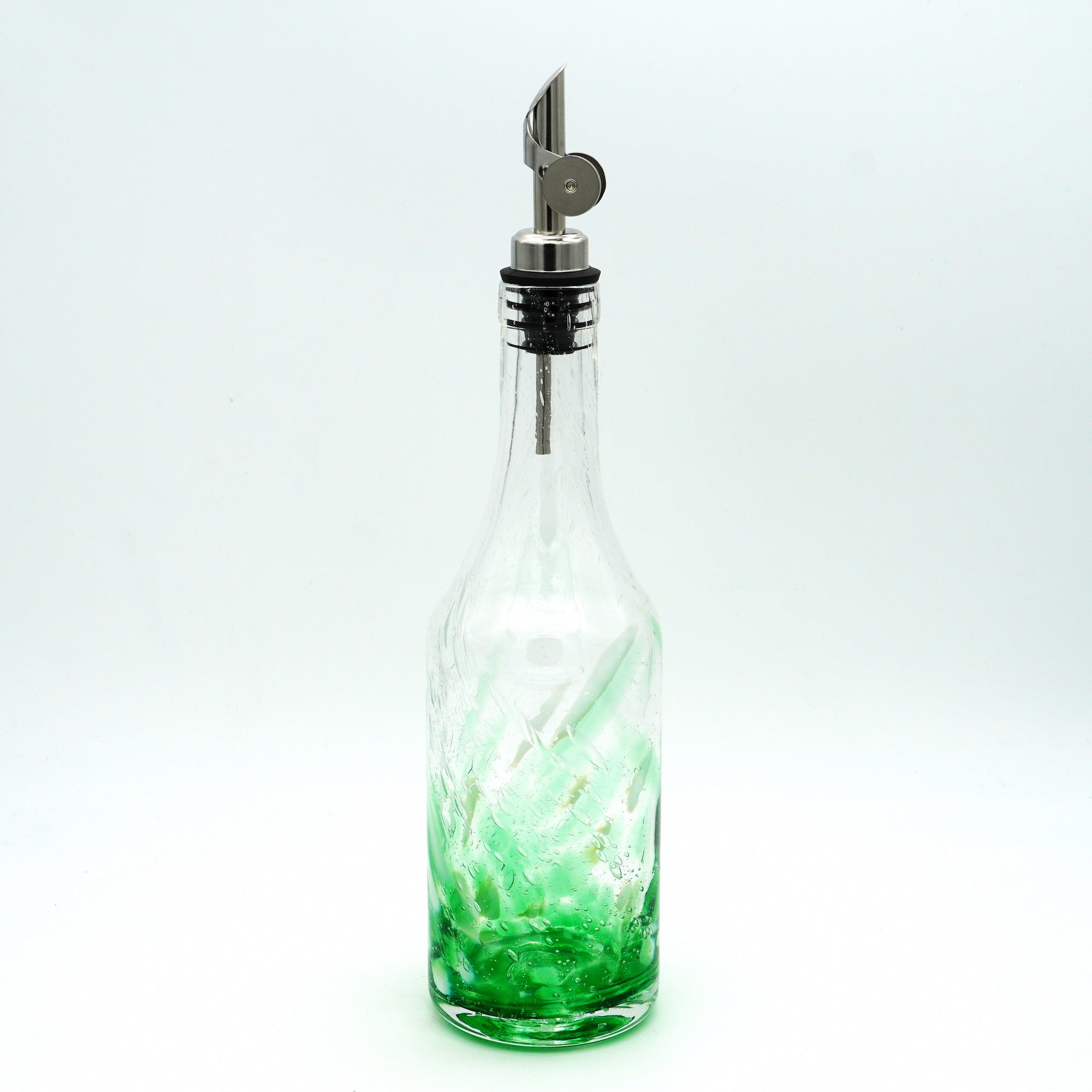 Huilier / Vinaigrier en verre soufflé