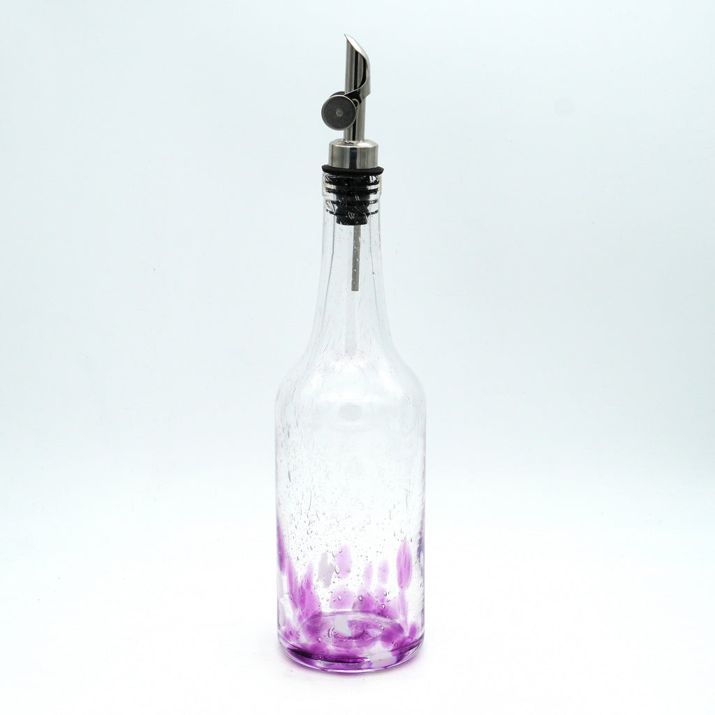 Huilier / Vinaigrier en verre soufflé