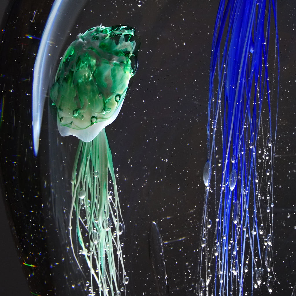 Méduses bleues (pièce unique, un seul exemplaire)