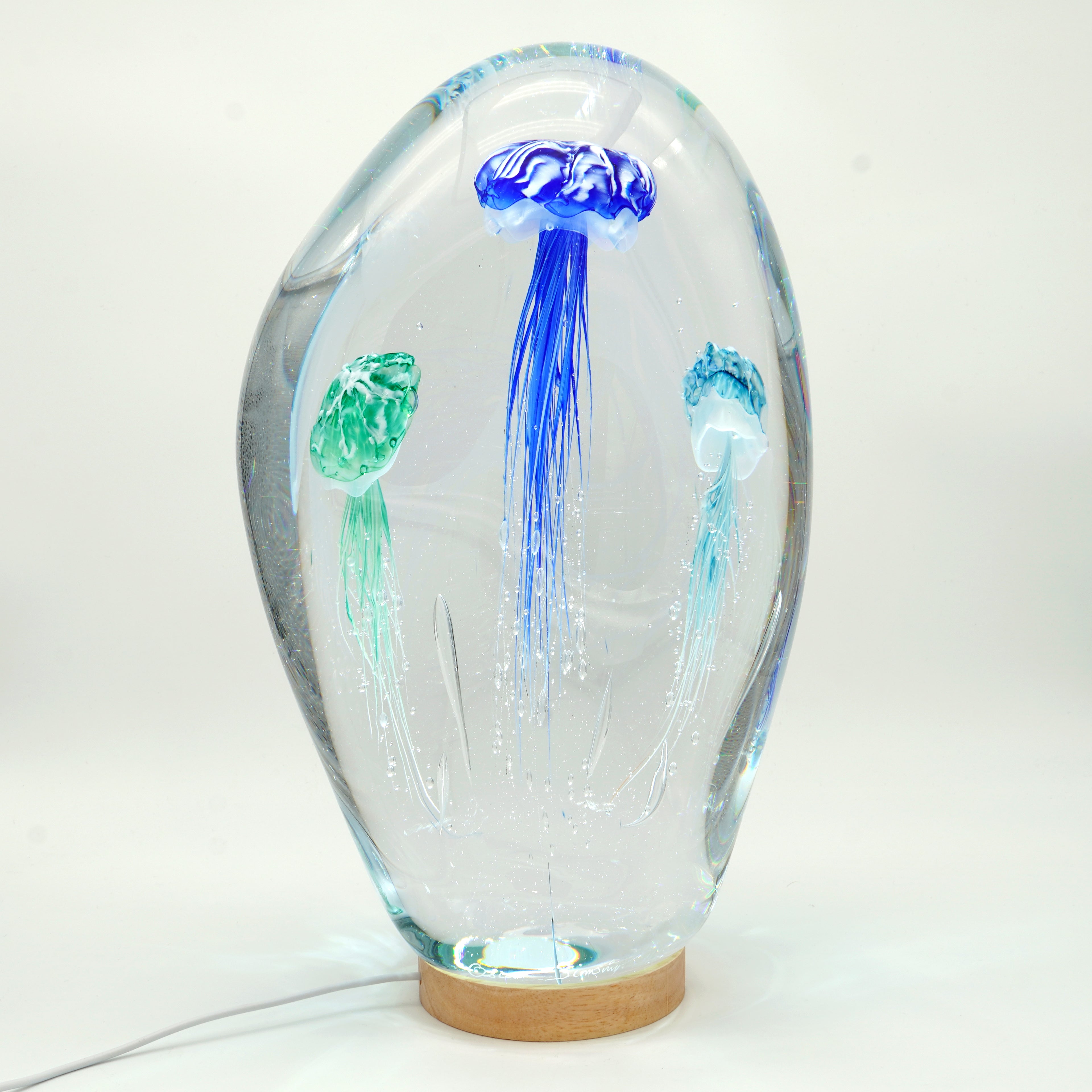 Méduses bleues (pièce unique, un seul exemplaire)