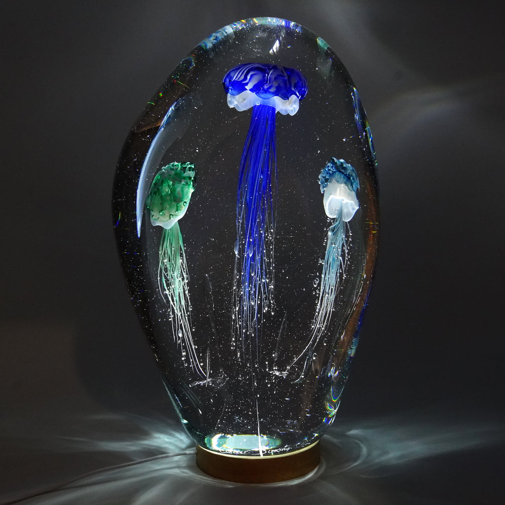 Méduses bleues (pièce unique, un seul exemplaire)